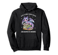 Just Who Loves Dragons And Books Hoodie - Streetwear Style for Adults - T-Shirt, Sweatshirt, Hoodie