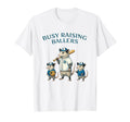 Busy Raising Baller Baseball Softball Mom T-Shirt - Trendy Graphic Unisex - T-Shirt, Sweatshirt, Hoodie