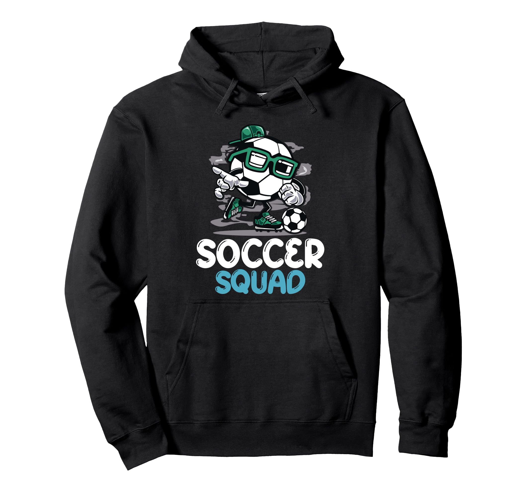 Soccer Squad Funny Football Player Hoodie - Aesthetic Graphic for Adults - T-Shirt, Sweatshirt, Hoodie
