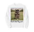 Best Dad Par Funny Golf Raccoon Sweatshirt - Fun Novelty Design Men Women - T-Shirt, Sweatshirt, Hoodie