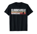 Clarksville Tennessee Tn Gift 70S 80S T-Shirt - Custom Art Print Unisex - T-Shirt, Sweatshirt, Hoodie