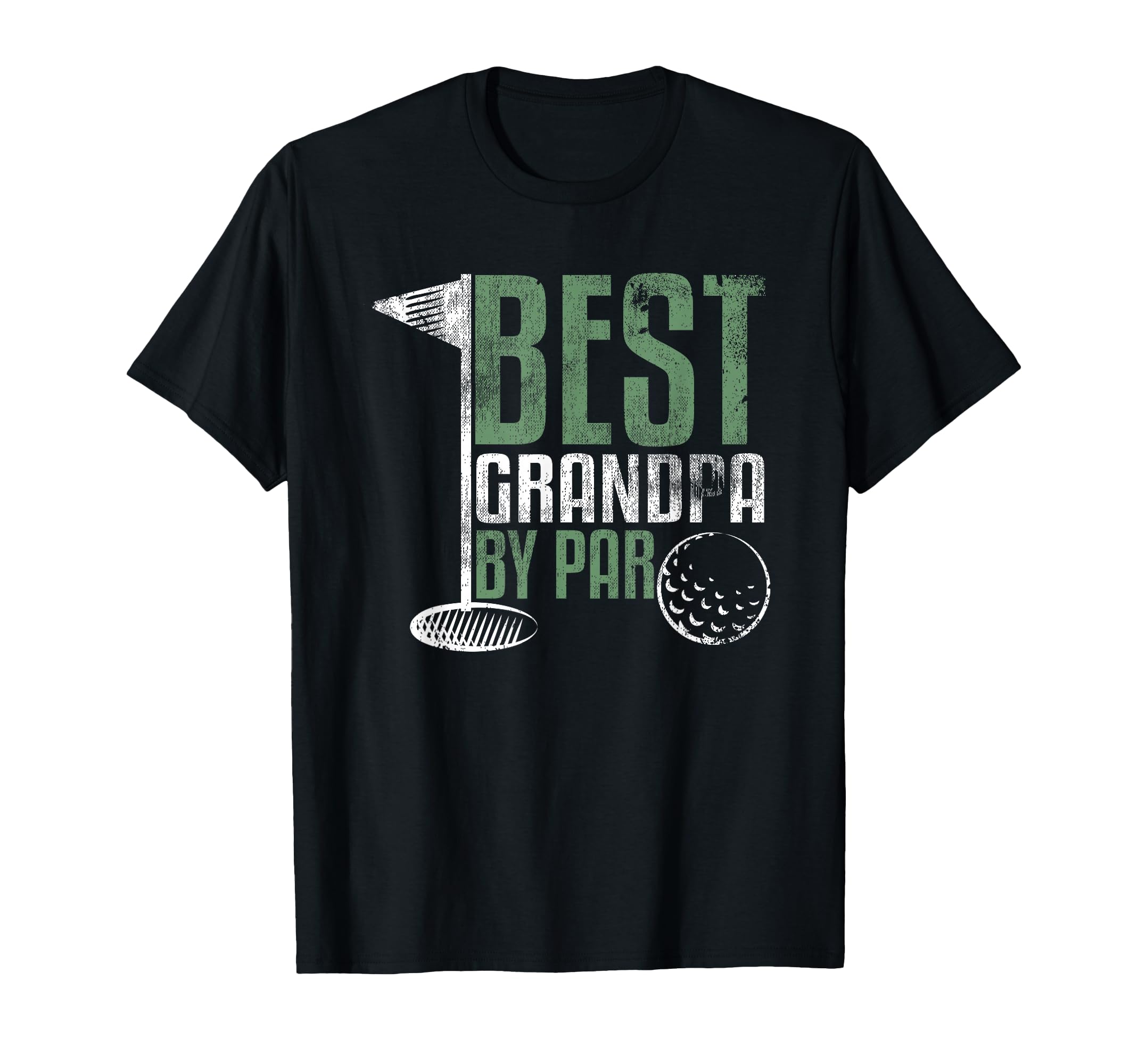 Best Grandpa Par Fathers Day Golf T-Shirt - Aesthetic Graphic for Adults - T-Shirt, Sweatshirt, Hoodie