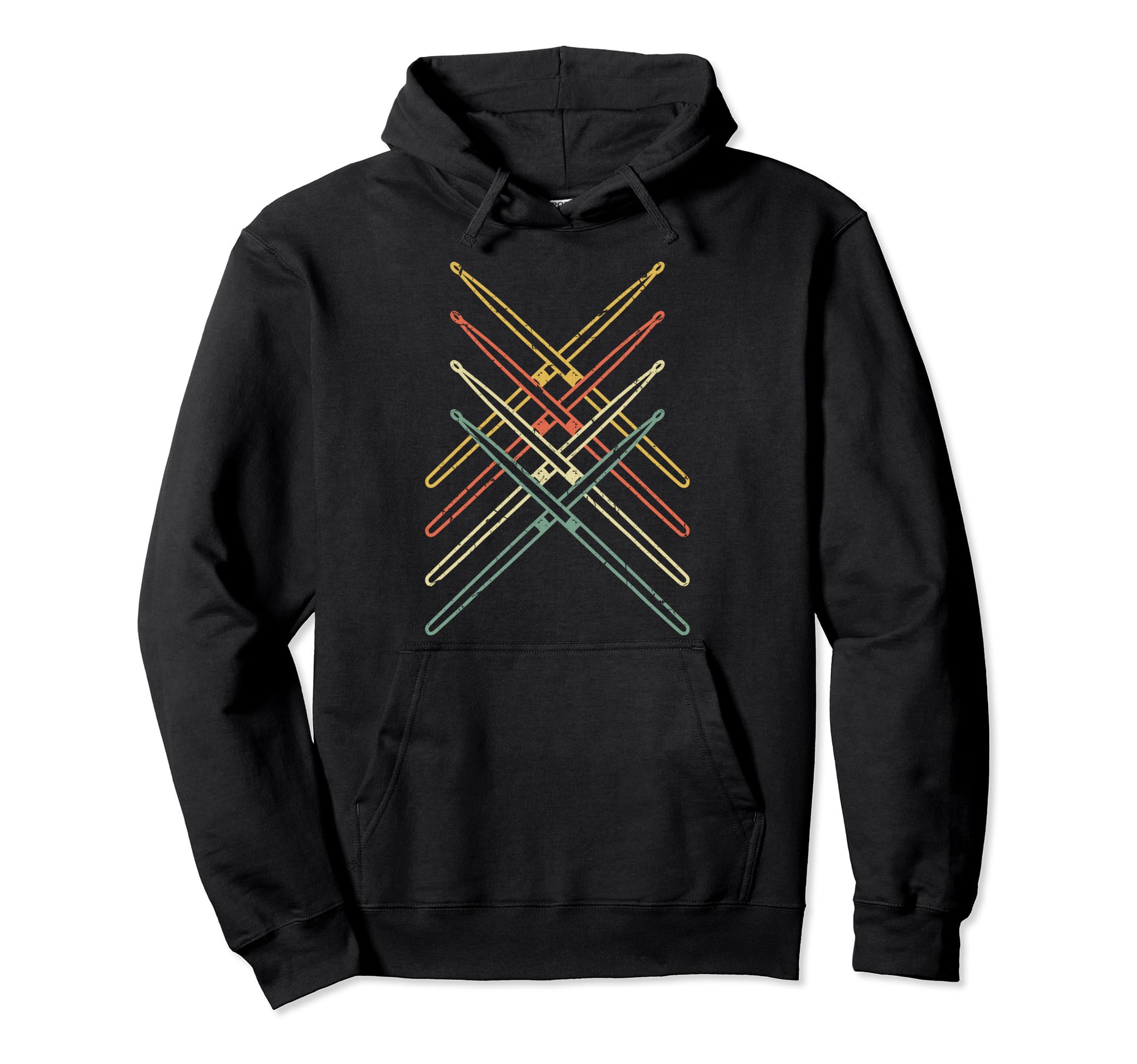 Drumsticks Drummer Gifts Drums Hoodie - Aesthetic Graphic Unisex - T-Shirt, Sweatshirt, Hoodie