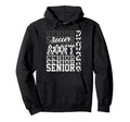 2026 Soccer Senior Aunt Graduation Hoodie - Minimalist Print Men Women - T-Shirt, Sweatshirt, Hoodie