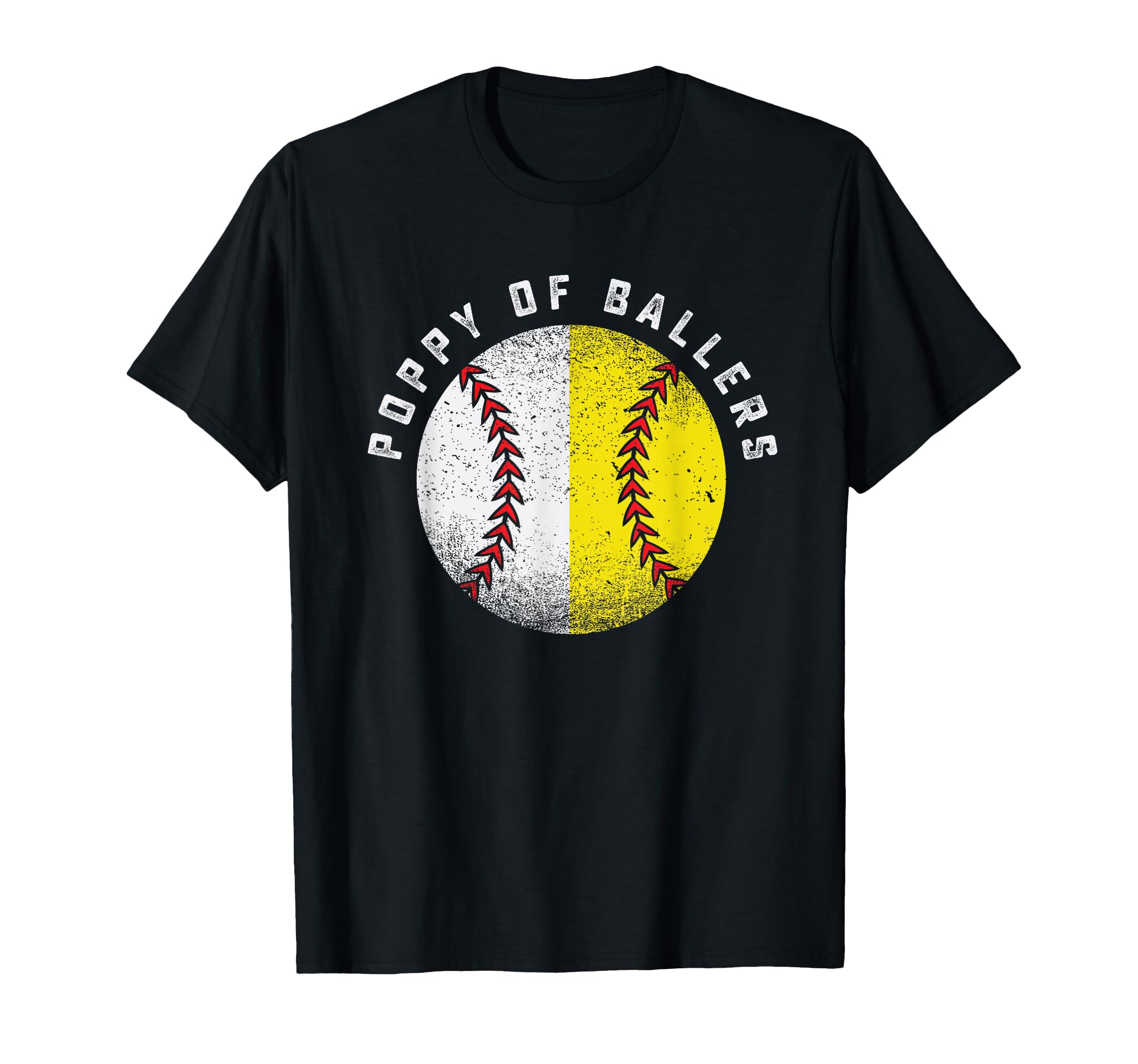 Funny Baseball Poppy Gift Grandpa T-Shirt - Unique Graphic Men Women - T-Shirt, Sweatshirt, Hoodie