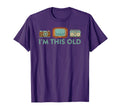 Im This Old Tv Boom Box Camera T-Shirt - Aesthetic Graphic for Adults - T-Shirt, Sweatshirt, Hoodie