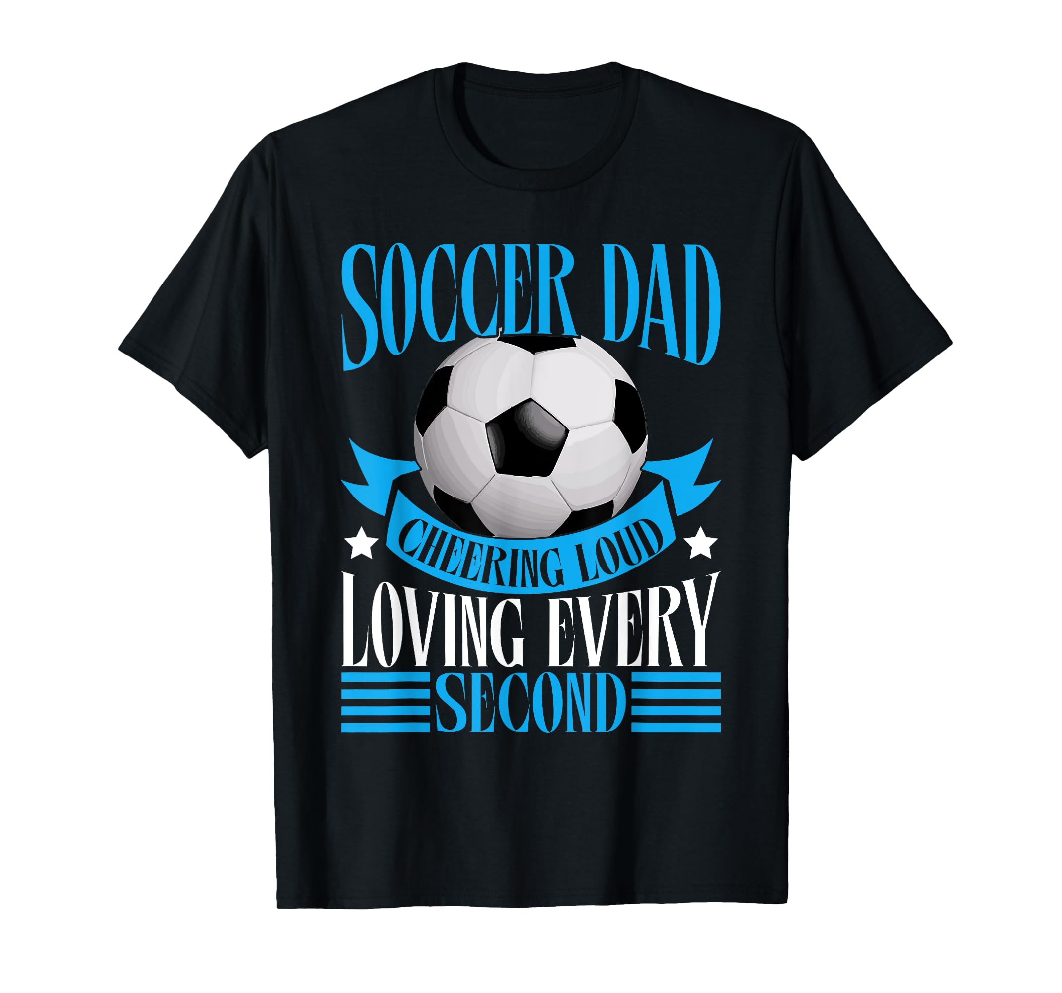 Cheering Loud Loving Every Second Soccer T-Shirt - Minimalist Print Unisex - T-Shirt, Sweatshirt, Hoodie
