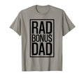 Awesome Bonus Dads Bonus Fathers Step T-Shirt - Minimalist Print Unisex - T-Shirt, Sweatshirt, Hoodie
