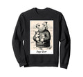 Papa Polar Bear Cubs Appreciation Sweatshirt - Minimalist Print for Adults - T-Shirt, Sweatshirt, Hoodie