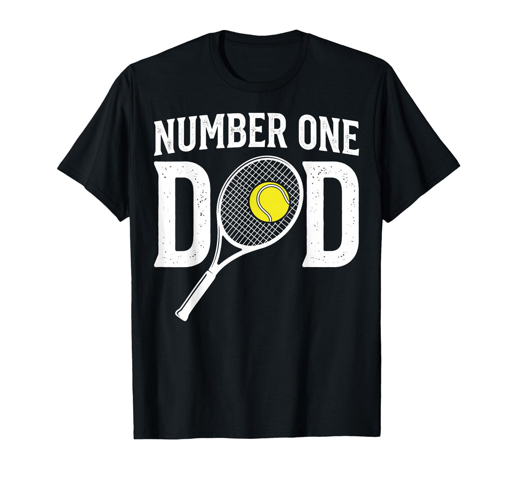 Tennis Player Daddy Fathers Day T-Shirt - Minimalist Print for Adults - T-Shirt, Sweatshirt, Hoodie