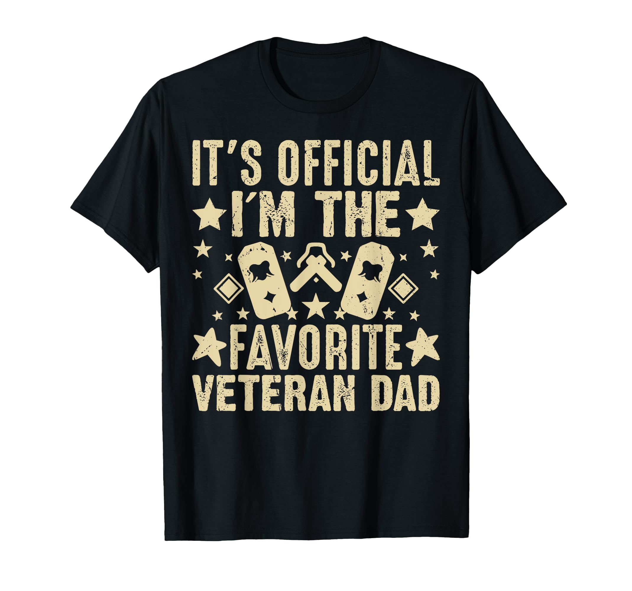 Its Im Favorite Veteran Dad T-Shirt - Graphic Print Men Women - T-Shirt, Sweatshirt, Hoodie