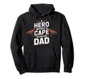 Funny Dad Hero Father Daddy From Children Hoodie - Minimalist Print Unisex - T-Shirt, Sweatshirt, Hoodie