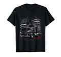 Truck Driver Us American Flag 18 T-Shirt - Trendy Graphic Men Women - T-Shirt, Sweatshirt, Hoodie