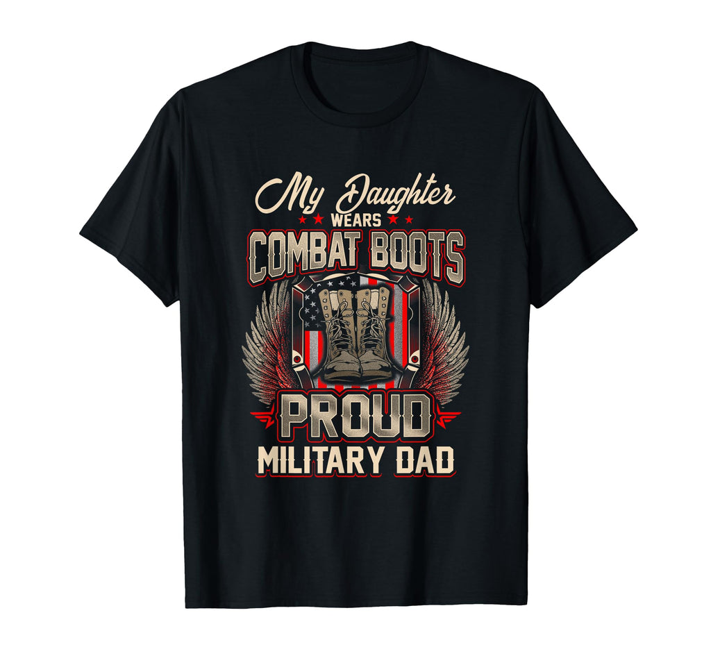My Daughter Wears Combat Boots T-Shirt - Aesthetic Graphic for Adults - T-Shirt, Sweatshirt, Hoodie