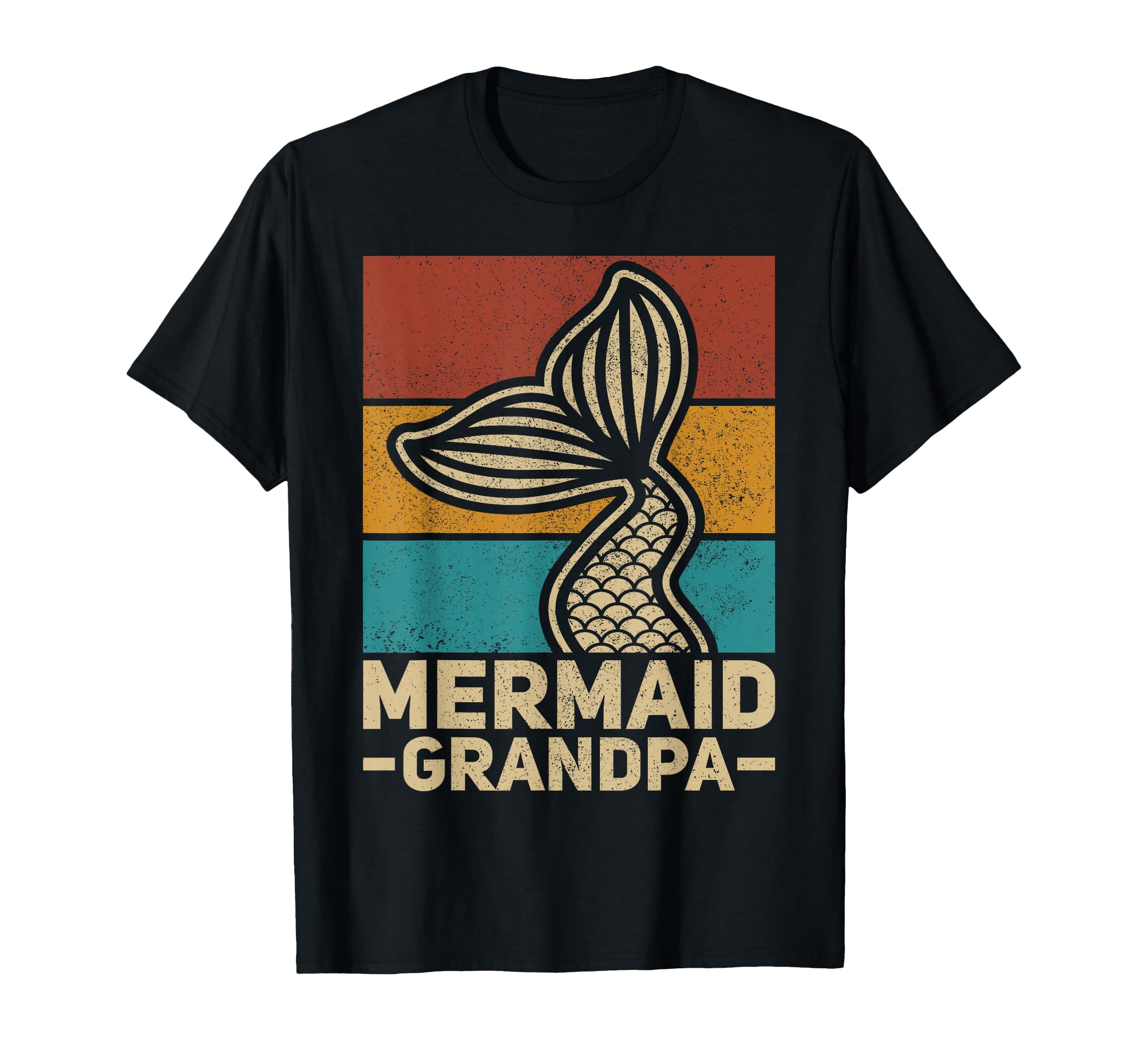 Mermaid Grandpa Mermaid Birthday T-Shirt - Streetwear Style for Adults - T-Shirt, Sweatshirt, Hoodie