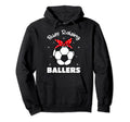 Busy Raising Baller Soccer Mothers Day Hoodie - Casual Everyday Wear Unisex - T-Shirt, Sweatshirt, Hoodie