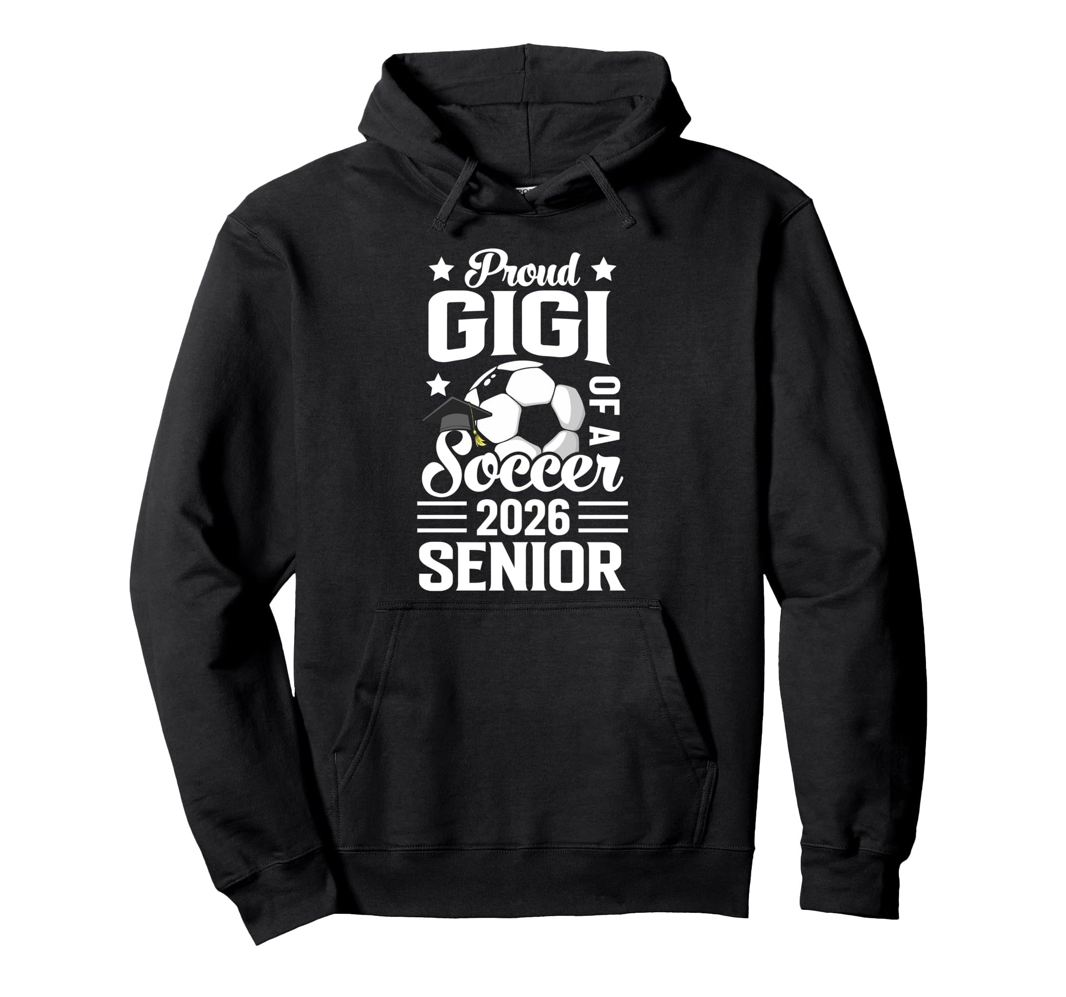 Proud Gigi Soccer Senior 2026 Hoodie - Minimalist Print Men Women - T-Shirt, Sweatshirt, Hoodie