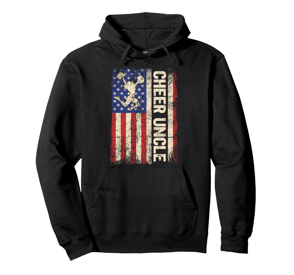 Funny Cheer Uncle Cheerleader Uncle Hoodie - Custom Art Print Unisex - T-Shirt, Sweatshirt, Hoodie