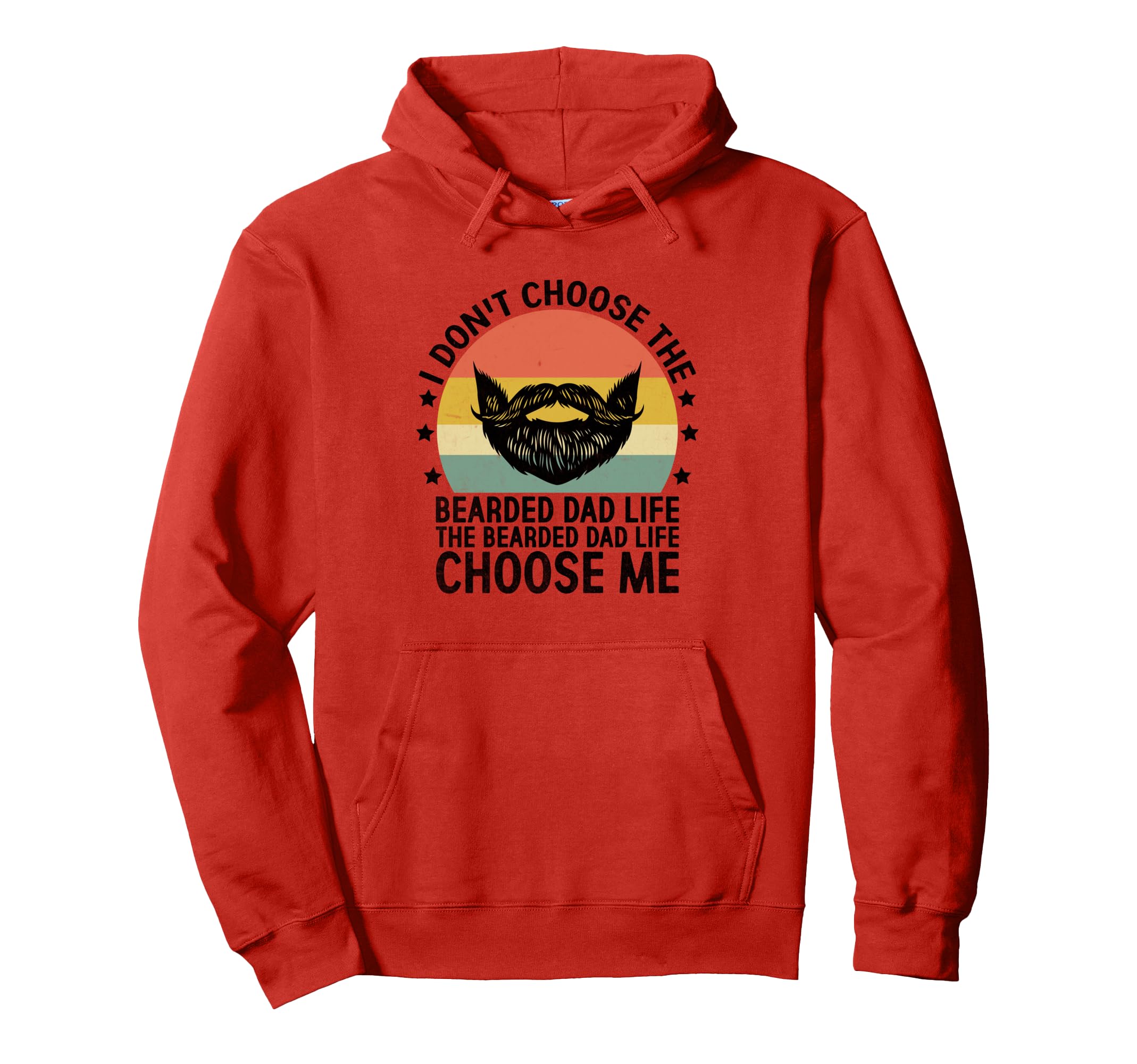 Bearded Dad Life Choose Me Beard Beards Hoodie - Minimalist Print Unisex - T-Shirt, Sweatshirt, Hoodie