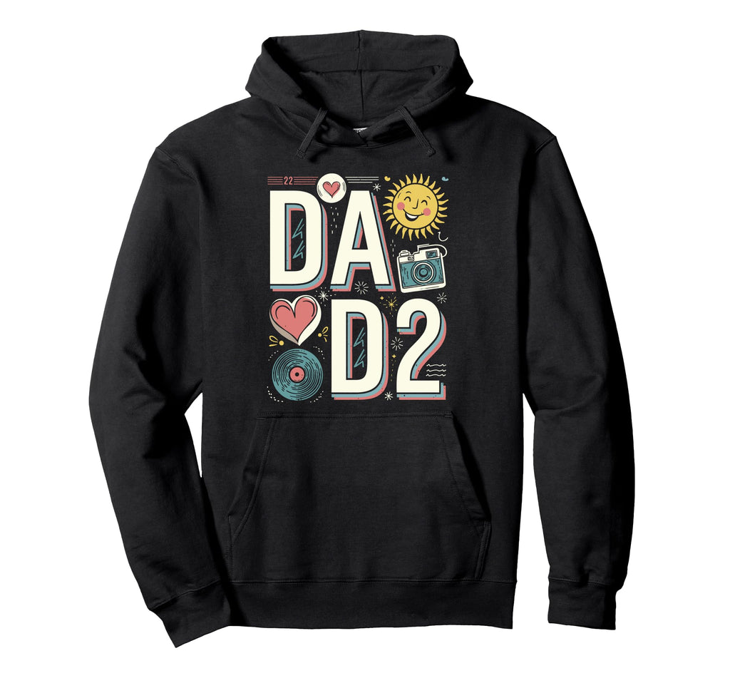 Dad Squared Fathers Day Pregnancy Hoodie - Graphic Print for Adults - T-Shirt, Sweatshirt, Hoodie
