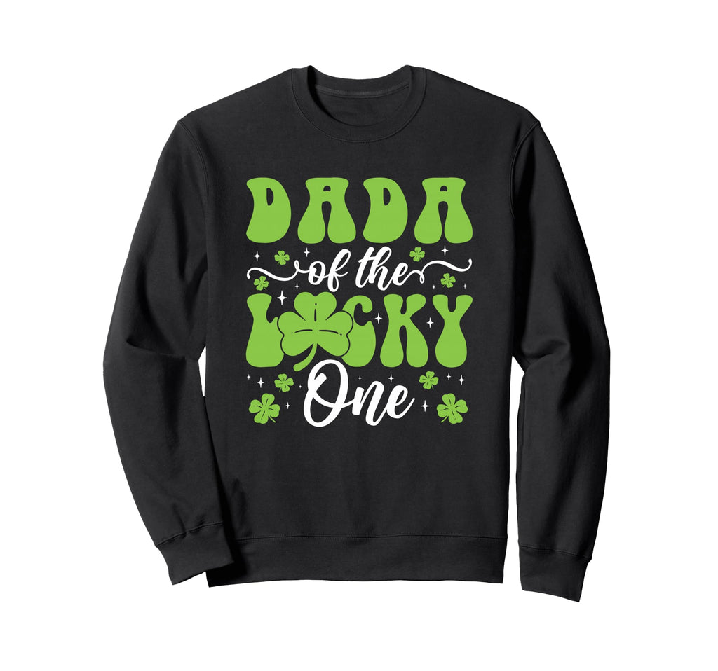 Dada Lucky One First Birthday St Sweatshirt - Minimalist Print Unisex - T-Shirt, Sweatshirt, Hoodie