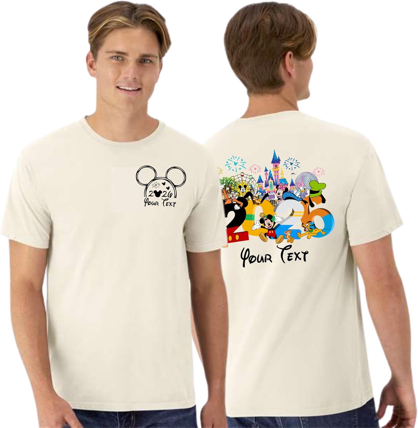 Custom Magical Family Vacation 2026 Matching - Adult & Kids T-Shirts, Sweatshirts & Hoodies apparel design preview 1