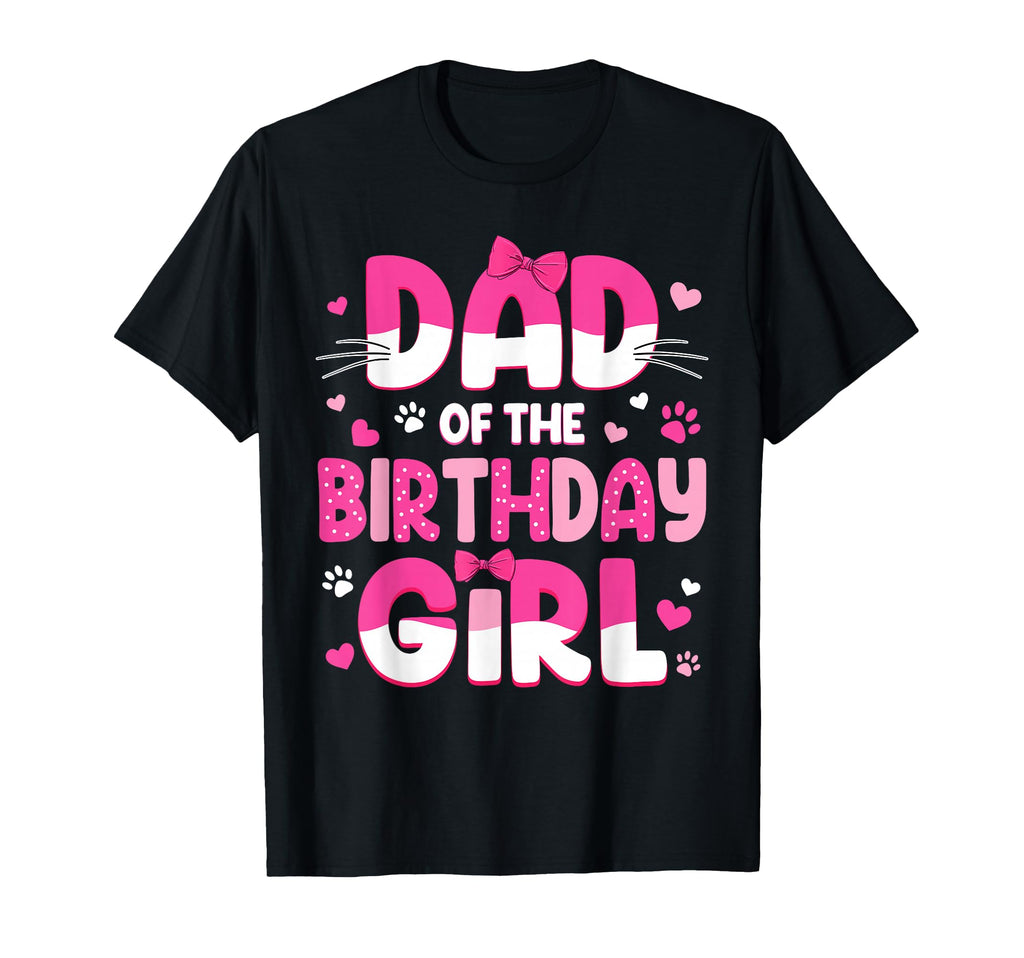 Dad Birthday Cat Family Cat Dad T-Shirt - Minimalist Print for Adults - T-Shirt, Sweatshirt, Hoodie