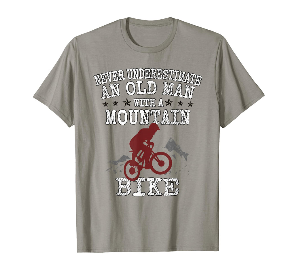 Never Underestimate Old Mountain T-Shirt - Aesthetic Graphic Men Women - T-Shirt, Sweatshirt, Hoodie