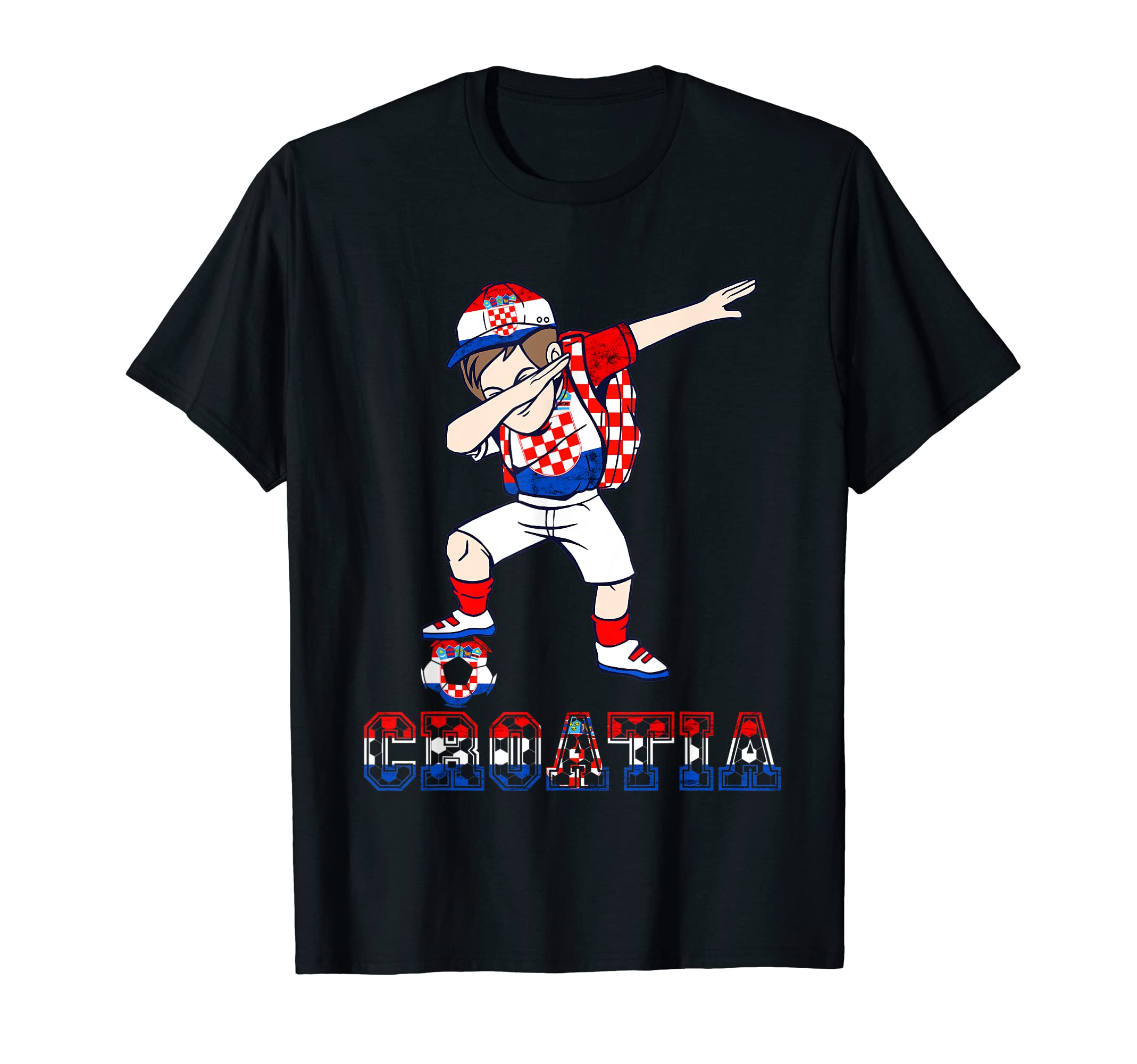 Croatia Hrvatska Soccer Team T-Shirt - Fun Novelty Design for Adults - T-Shirt, Sweatshirt, Hoodie