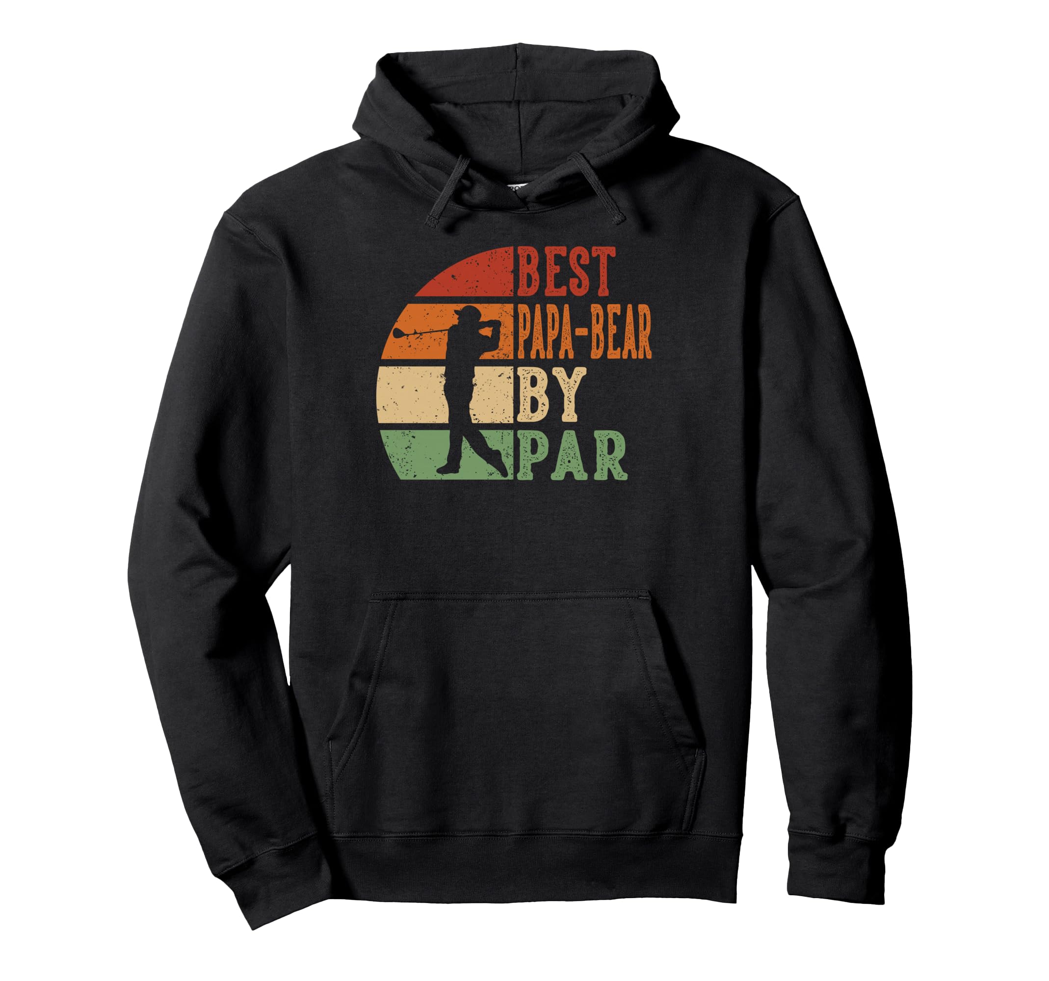 Best Papa Bear Par Heritage Golf Fathers Hoodie - Streetwear Style Unisex - T-Shirt, Sweatshirt, Hoodie