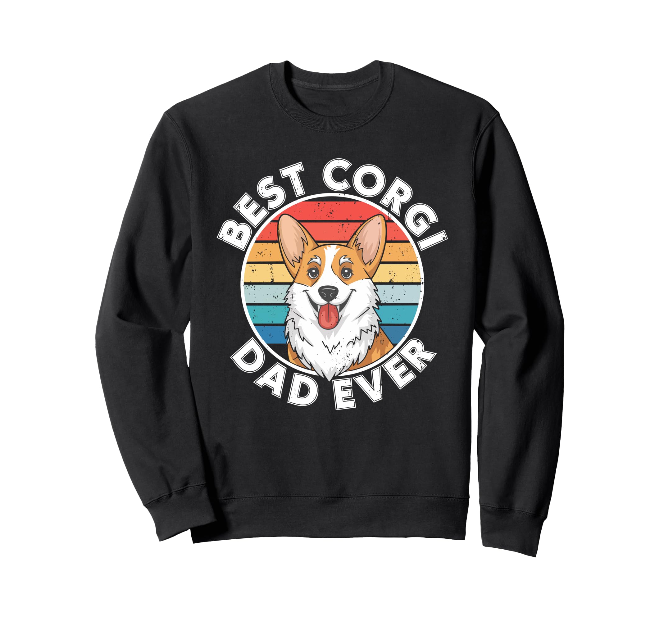Best Corgi Dad Ever Daddy Dog Lover Sweatshirt - Novelty Apparel Unisex - T-Shirt, Sweatshirt, Hoodie