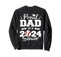 Proud Dad 2024 Senior Funny Baseball Sweatshirt - Custom Art Print Unisex - T-Shirt, Sweatshirt, Hoodie