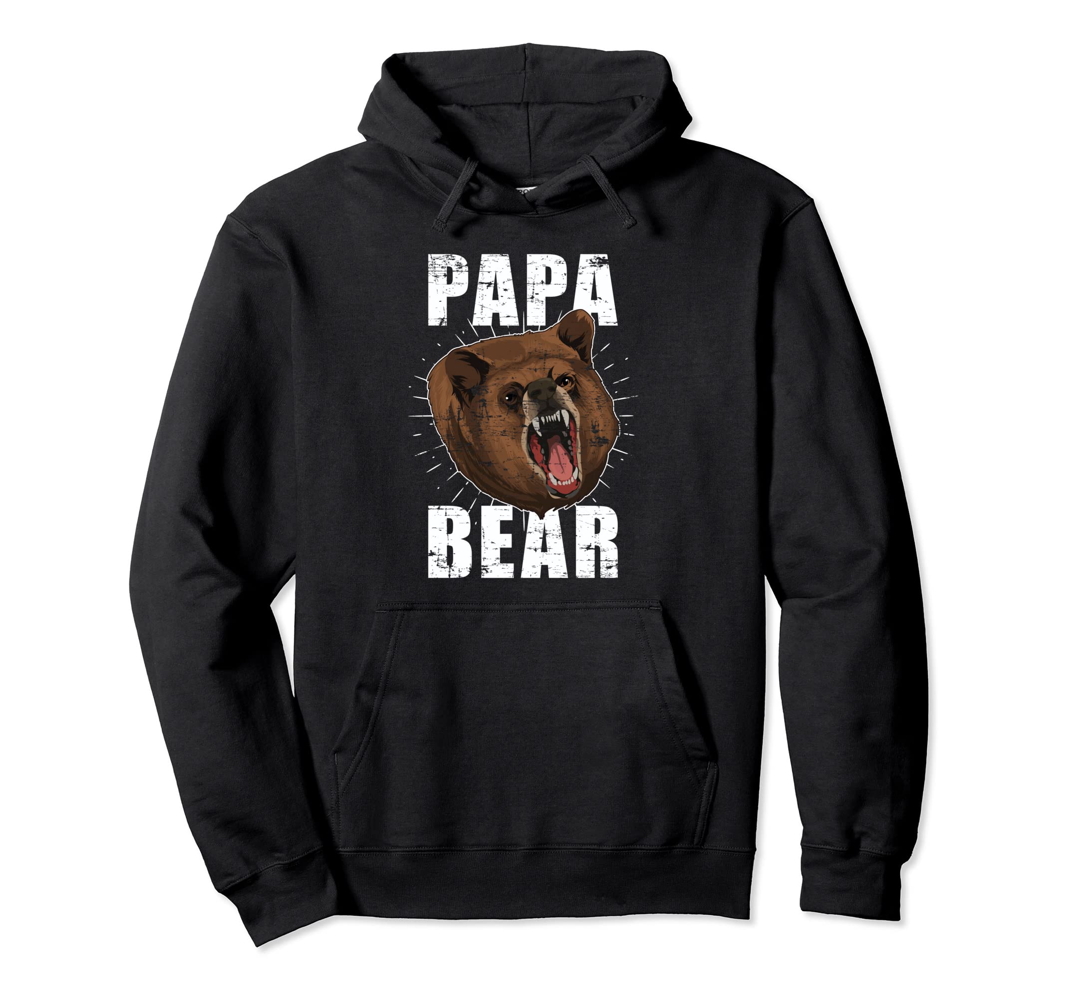 Bear Animal Daddy Bear Family Dad Papa Bear Hoodie - Unique Graphic Unisex - T-Shirt, Sweatshirt, Hoodie