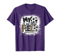 Leopard My Heart Is That Field T-Shirt - Fun Novelty Design for Adults - T-Shirt, Sweatshirt, Hoodie