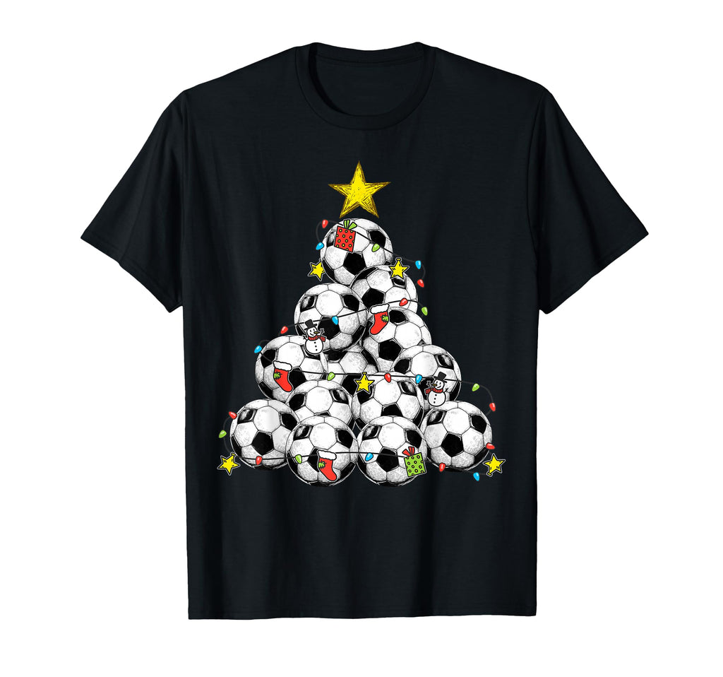 Soccer Tree Pajamas Coach Player Family T-Shirt - Custom Art Print Unisex - T-Shirt, Sweatshirt, Hoodie
