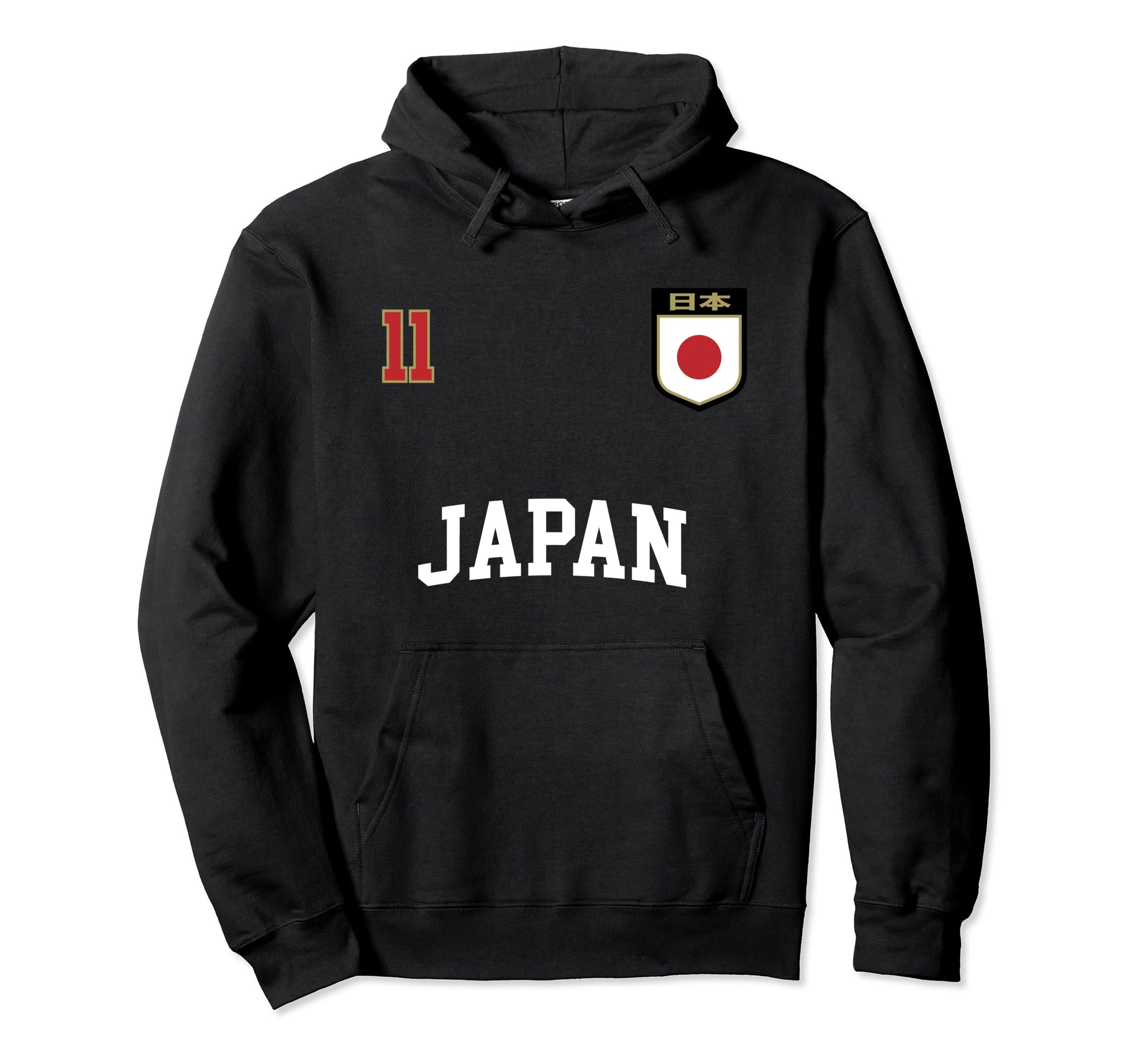 Japan Team Sports Number 11 Soccer Hoodie - Unique Graphic Men Women - T-Shirt, Sweatshirt, Hoodie