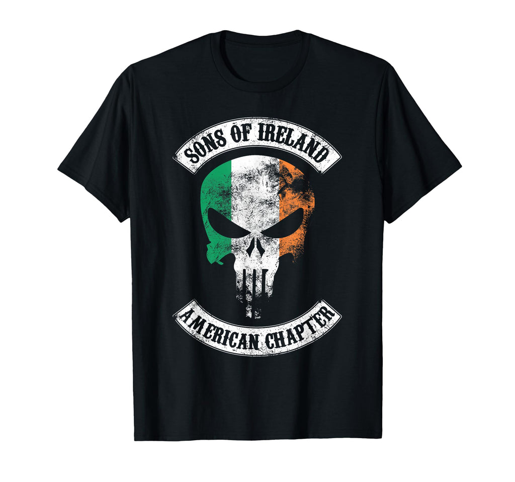 Irish Pride Sons Ireland American T-Shirt - Minimalist Print Men Women - T-Shirt, Sweatshirt, Hoodie