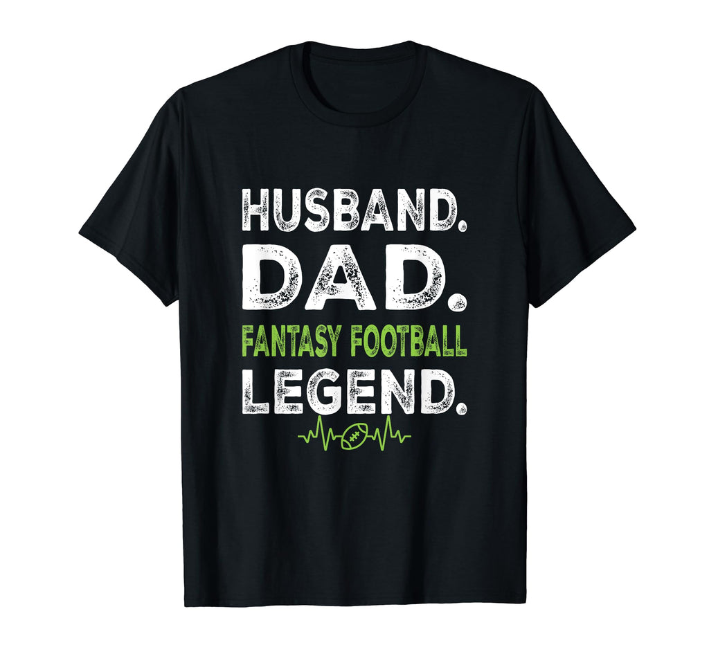 Mens Husband Dad Fantasy Football T-Shirt - Unique Graphic Men Women - T-Shirt, Sweatshirt, Hoodie