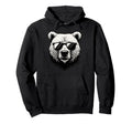 Funny Bear Punk Rock Dad Papa Gifts Hoodie - Unique Graphic for Adults - T-Shirt, Sweatshirt, Hoodie