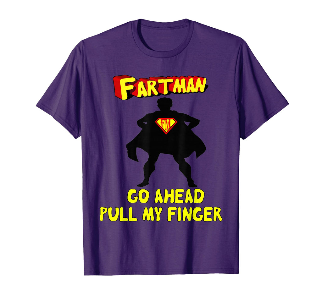 Funny Fart Fartman Pull My Finger T-Shirt - Unique Graphic for Adults - T-Shirt, Sweatshirt, Hoodie