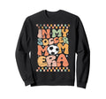 My Soccer Mom Era Football Mama Groovy Sweatshirt - Trendy Graphic Unisex - T-Shirt, Sweatshirt, Hoodie