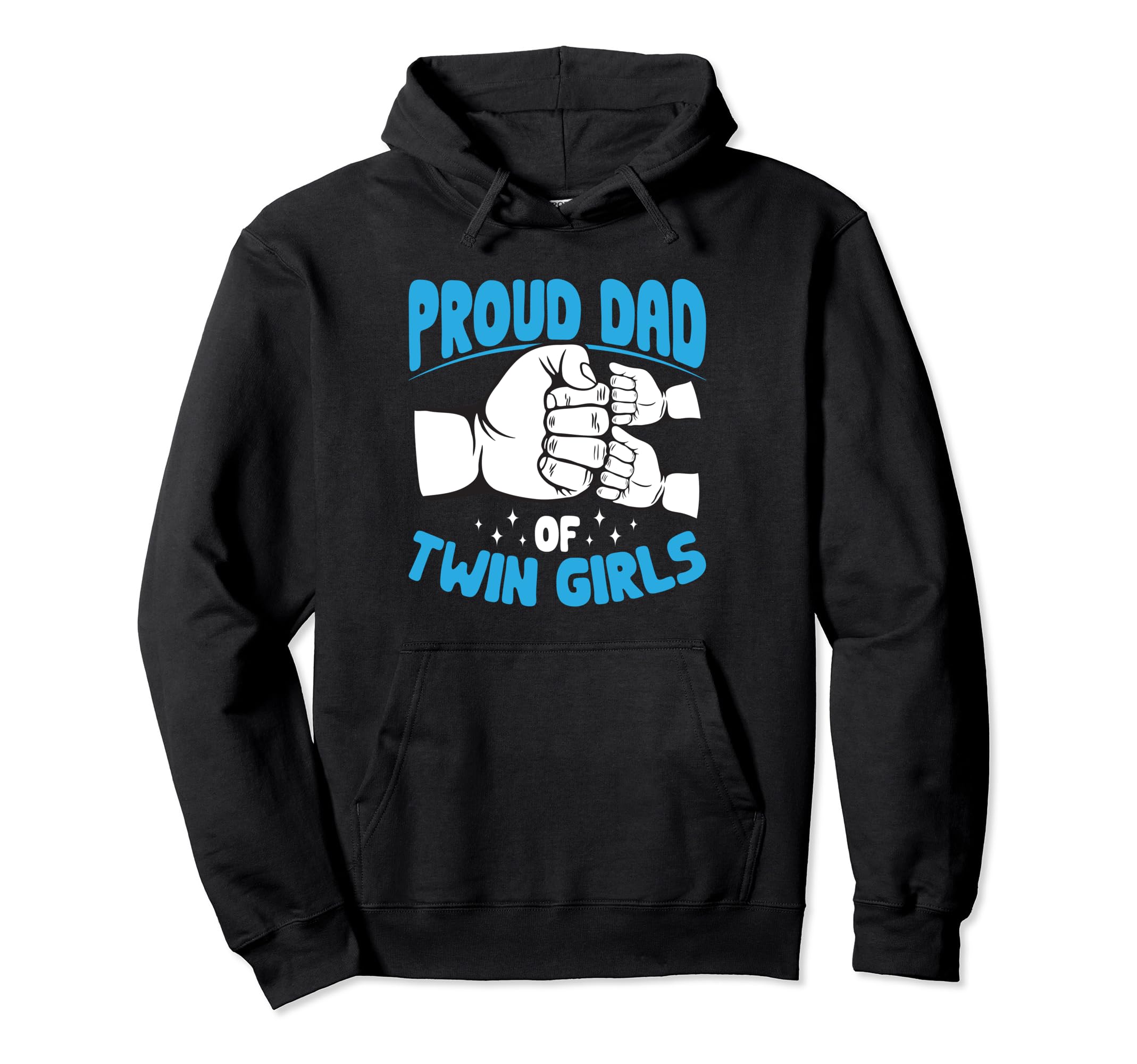 Proud Dad Twin Father Two Twin Dad Hoodie - Custom Art Print Unisex - T-Shirt, Sweatshirt, Hoodie