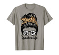 Grandma Life Messy Bun Hair Funny Soccer T-Shirt - Novelty Apparel Unisex - T-Shirt, Sweatshirt, Hoodie