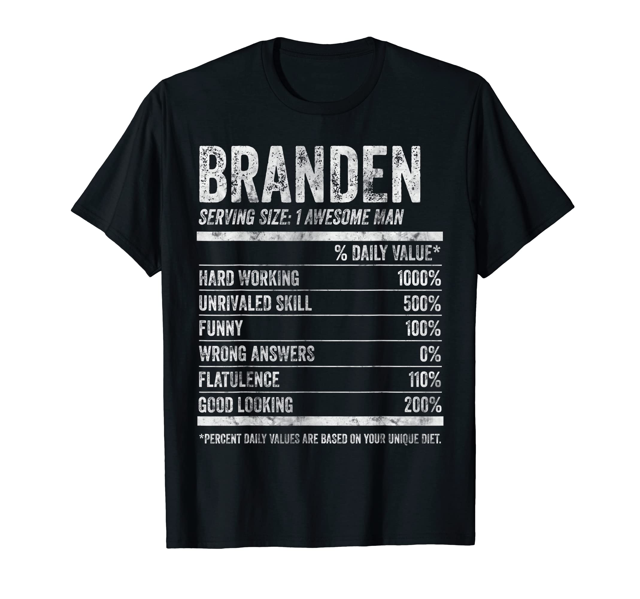 Branden Nutrition Personalized Name T-Shirt - Aesthetic Graphic for Adults - T-Shirt, Sweatshirt, Hoodie
