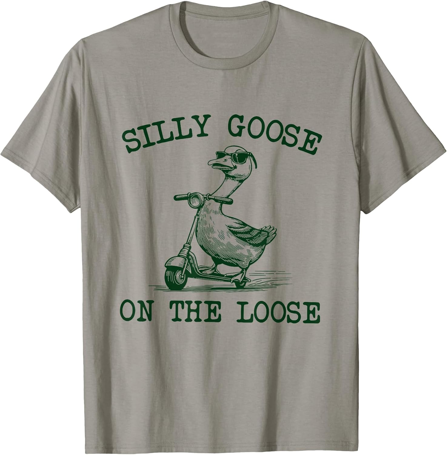Funny Silly Goose On The Loose Boy Girl - Adult & Kids T-Shirts, Sweatshirts & Hoodies apparel design preview 1
