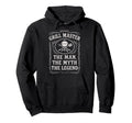 Funny Bbq Dad Grill Master Myth Legend Hoodie - Novelty Apparel for Adults - T-Shirt, Sweatshirt, Hoodie