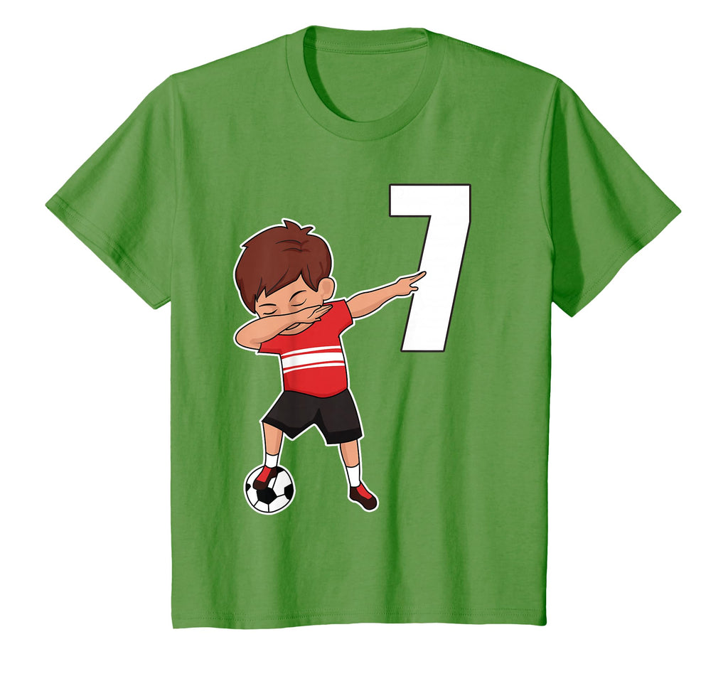 Soccer Number 7 Funny Dabbing Dab T-Shirt - Trendy Graphic Unisex - T-Shirt, Sweatshirt, Hoodie