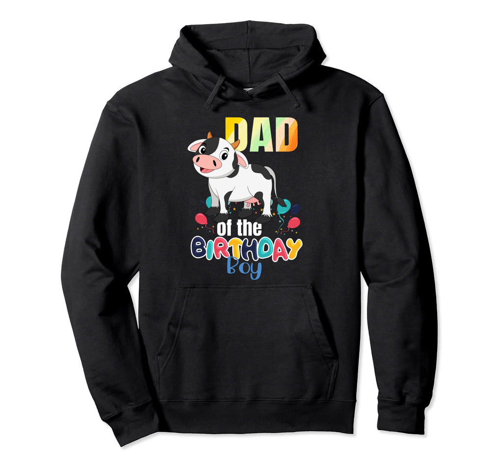 Dad Birthday Zoo Cow Birthday Hoodie - Custom Art Print for Adults - T-Shirt, Sweatshirt, Hoodie