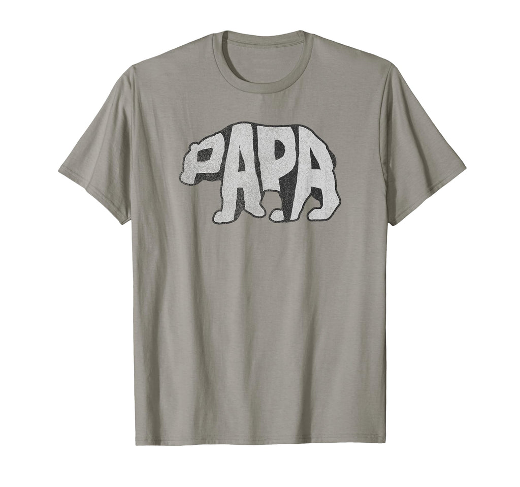 Trendy Centered Papa Bear T-Shirt - Novelty Apparel Men Women - T-Shirt, Sweatshirt, Hoodie