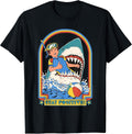 Stay Positive Shark Attack Sarcastic Retro Funny - Adult & Kids T-Shirts, Sweatshirts & Hoodies apparel design preview 1
